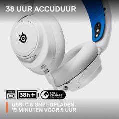 Steelseries Arctis Nova 7P Wireless Headset (White) - Exceptional Sound, Comfort & Performance!